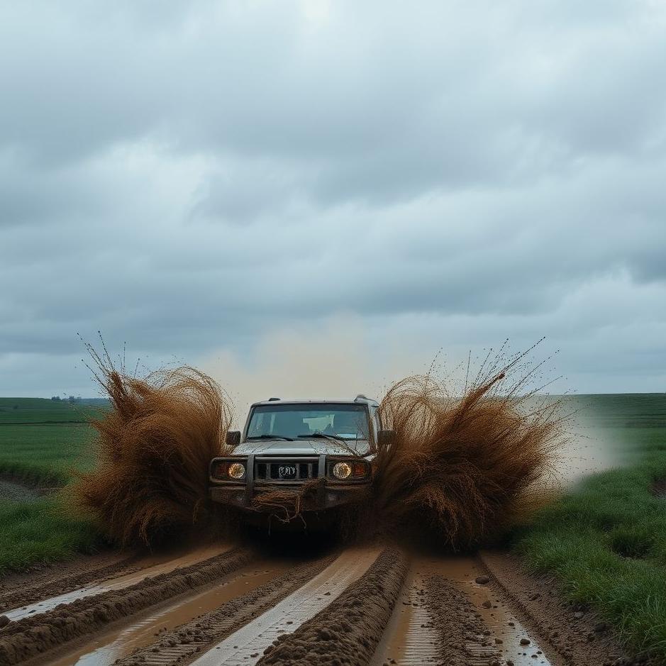 Dream Dictionary : Exit mud with car in the dream