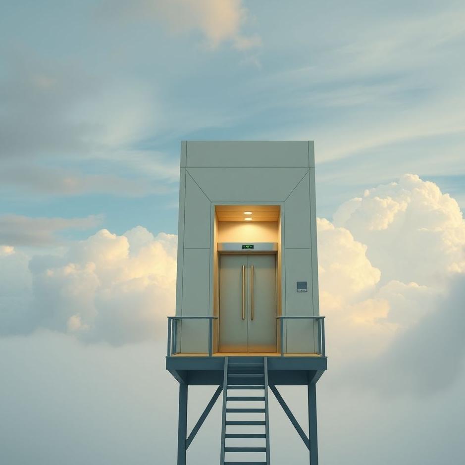 Dream : Exiting a high location with an elevator in the dream