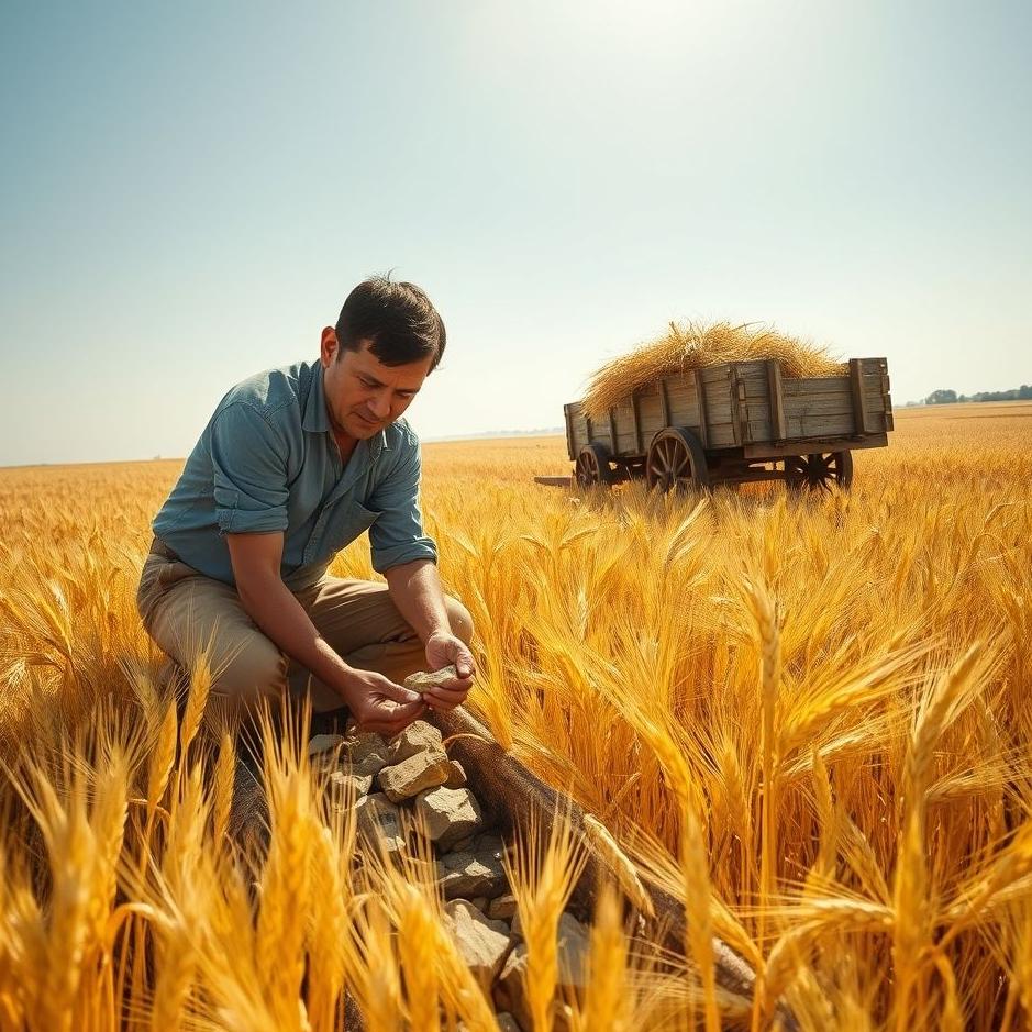 Dream : Extracting stones from wheat 