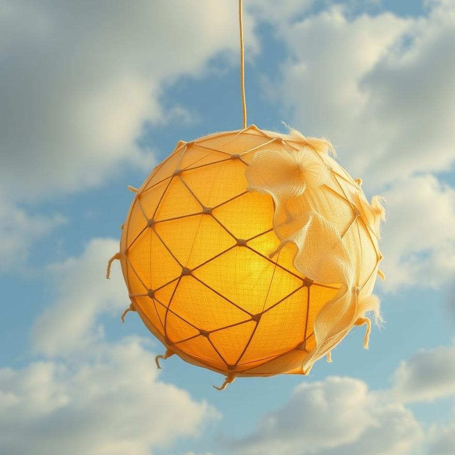 Dream : Fabric ball in a dream