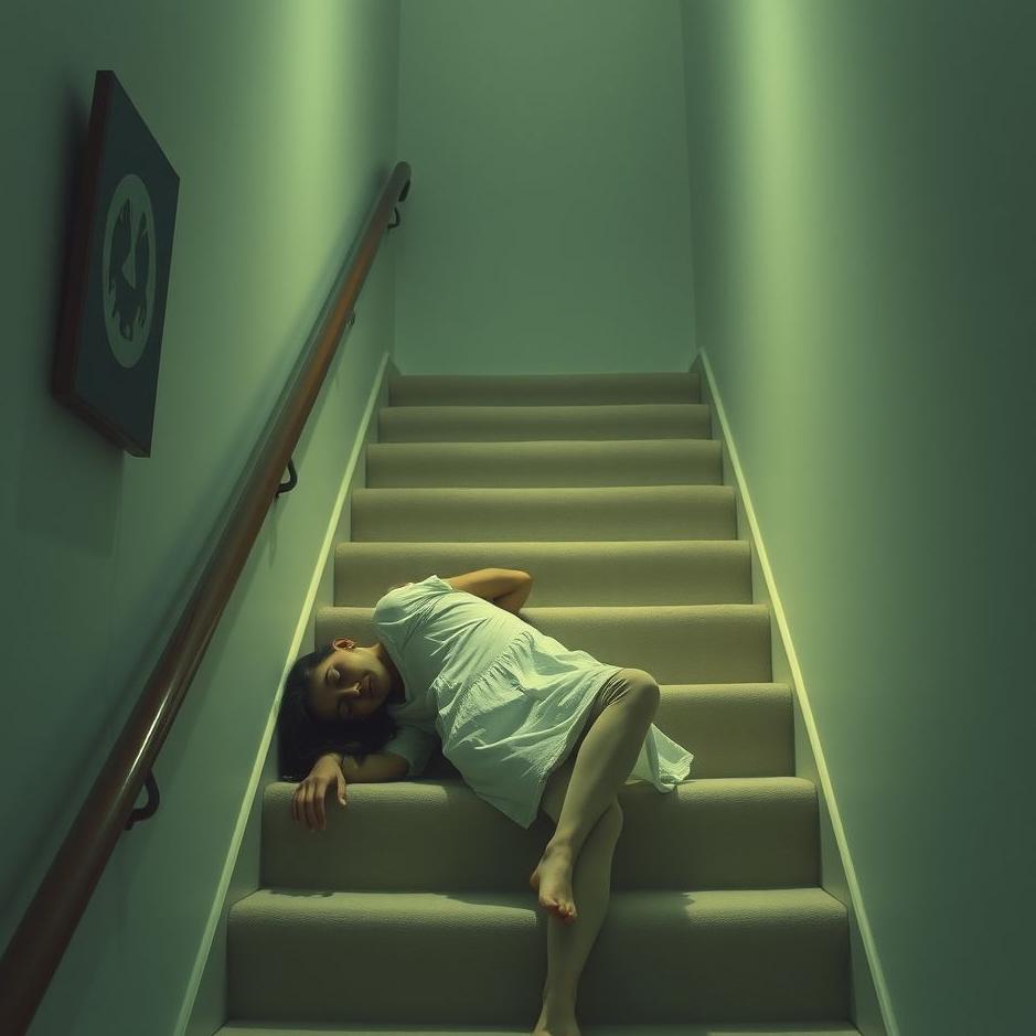 Dream : Fainting on the stairs in a dream