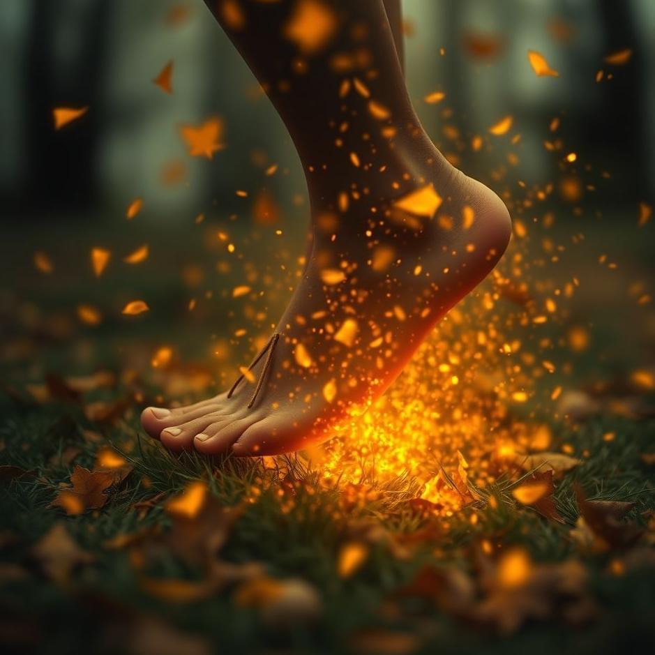 Dream : Fall on the foot in the dream