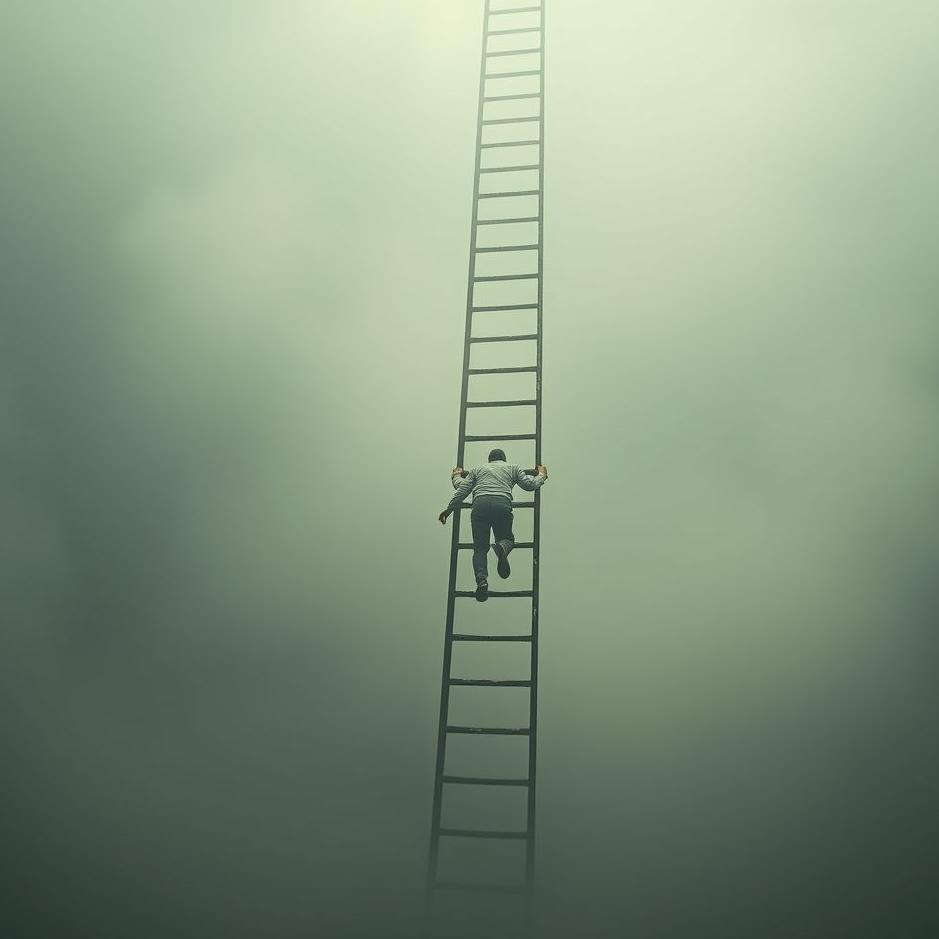 Dream : Falling from a ladder into an emptiness in a dream