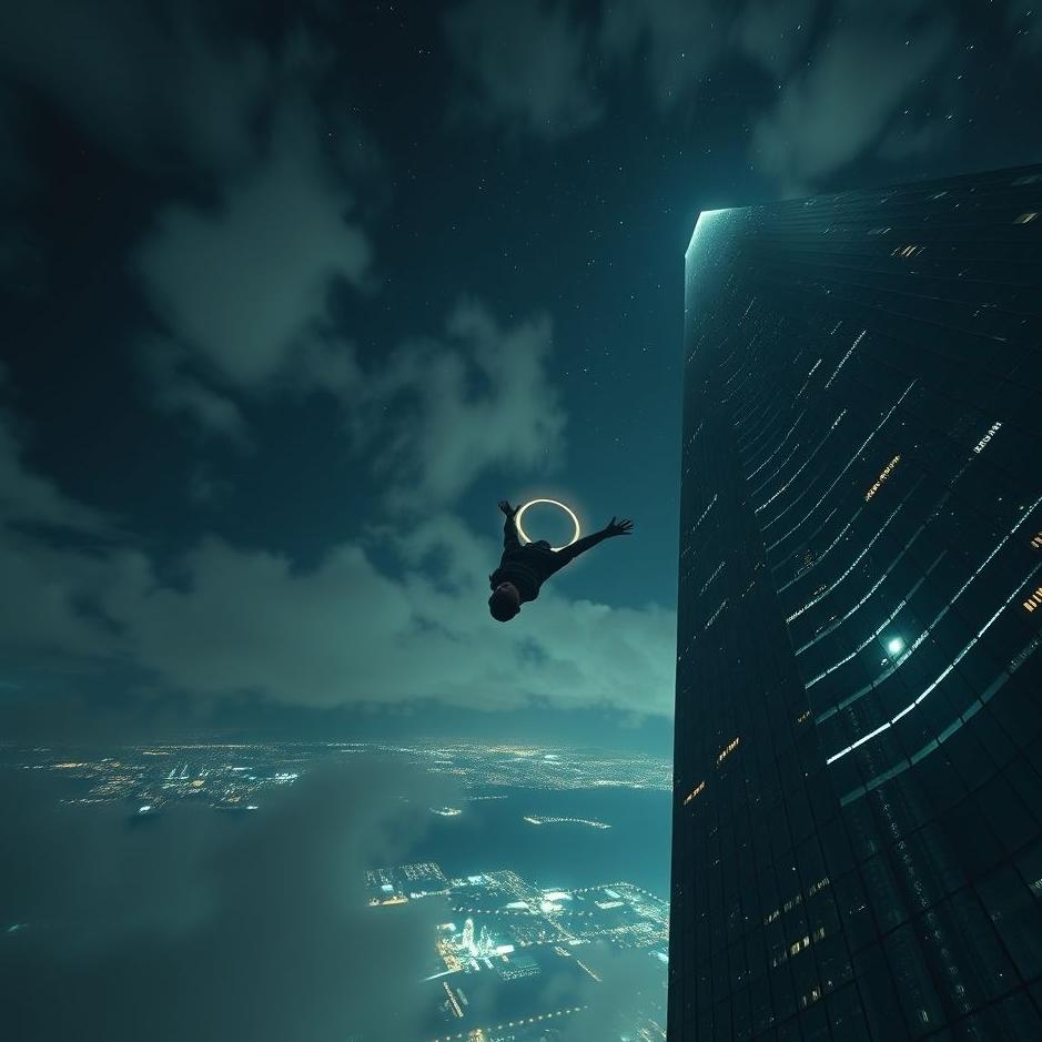 Dream : Falling from a skyscraper in a dream