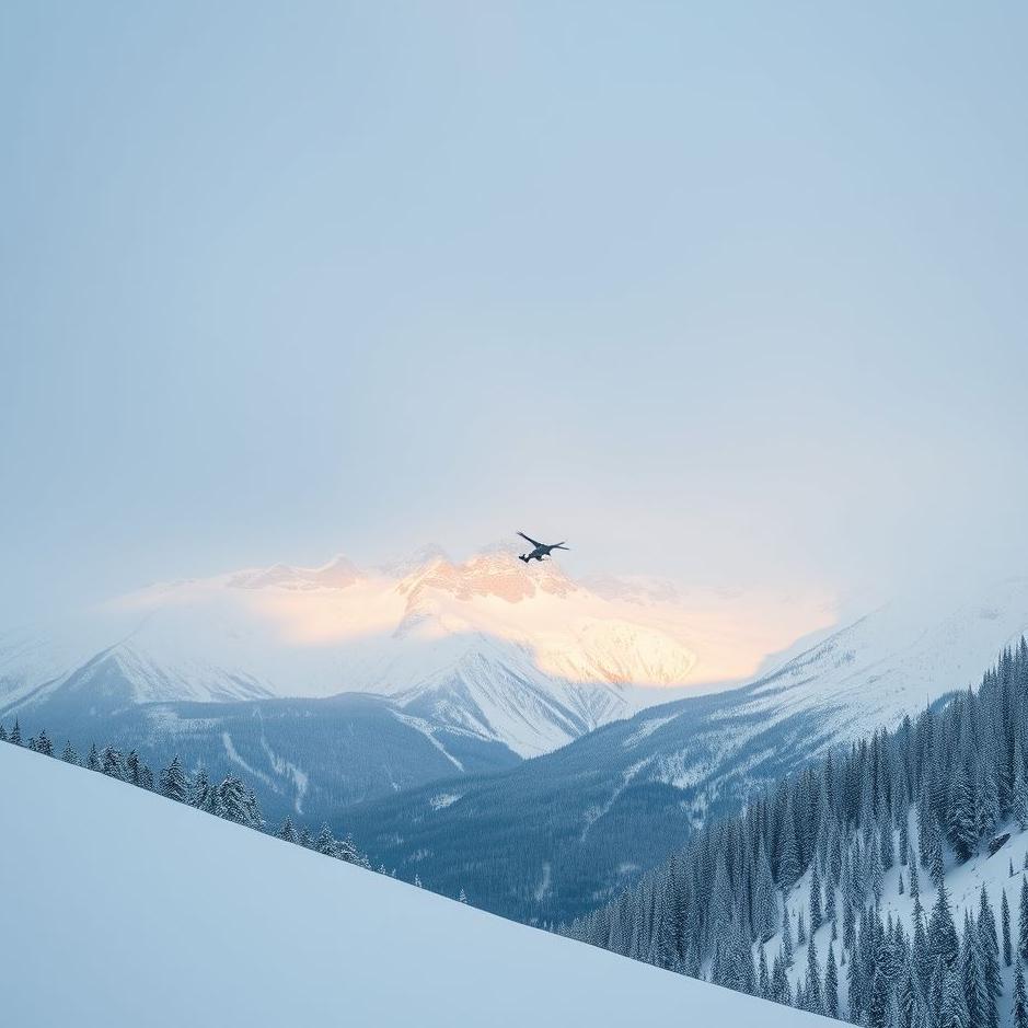 Dream : Falling from a snowy mountain in a dream