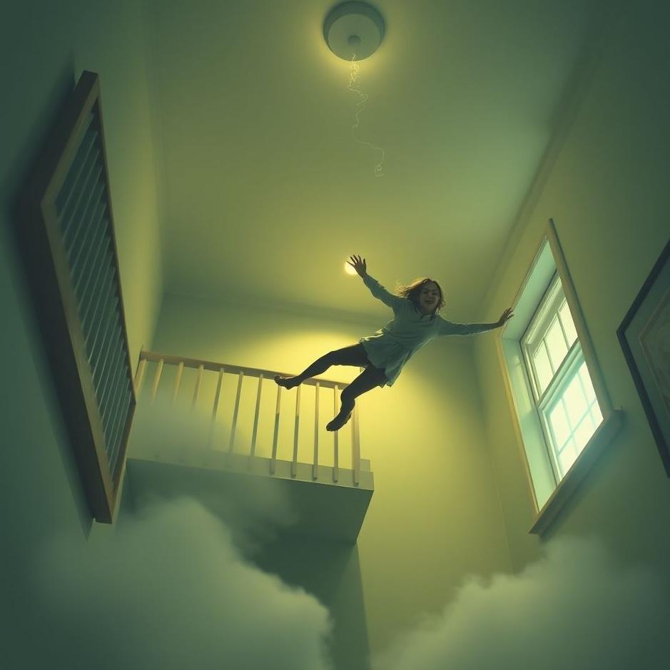 Dream : Falling from the second floor in a dream