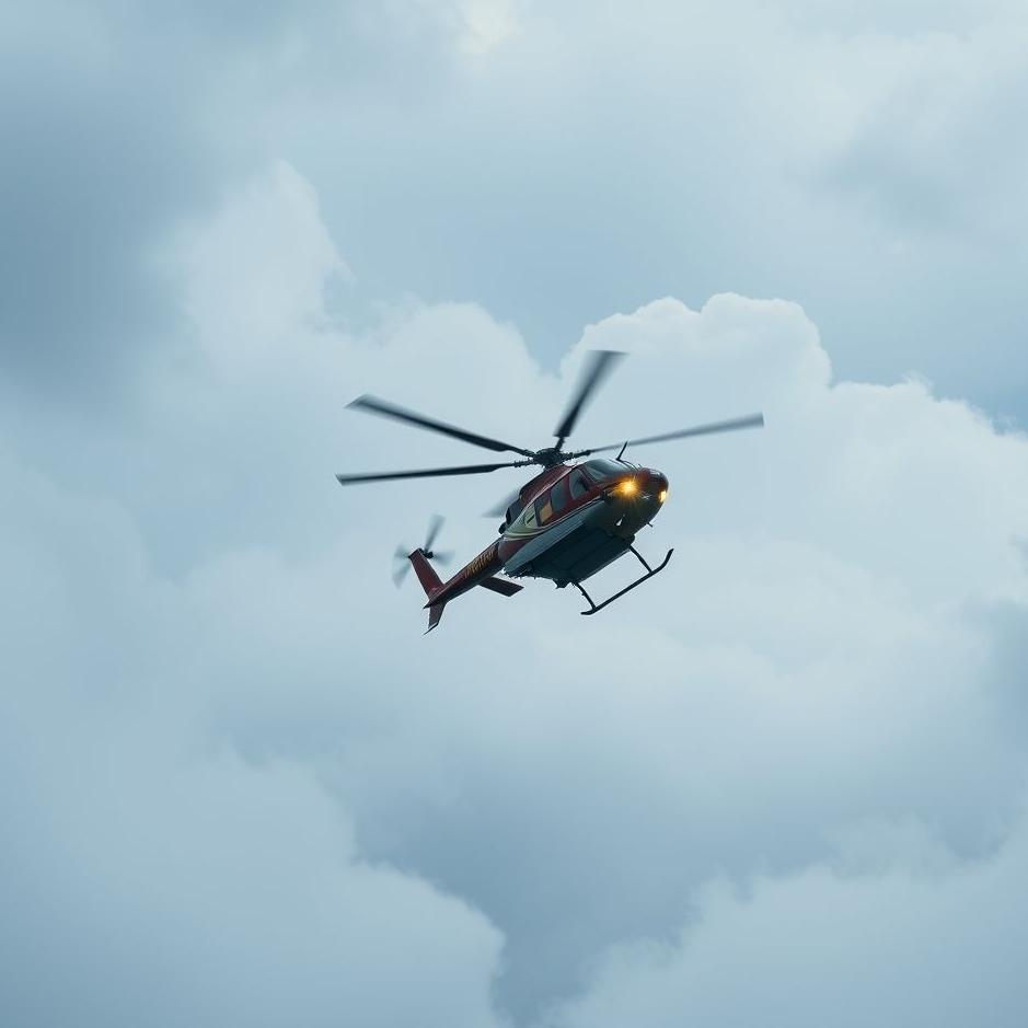 Dream : Falling in a helicopter in a dream