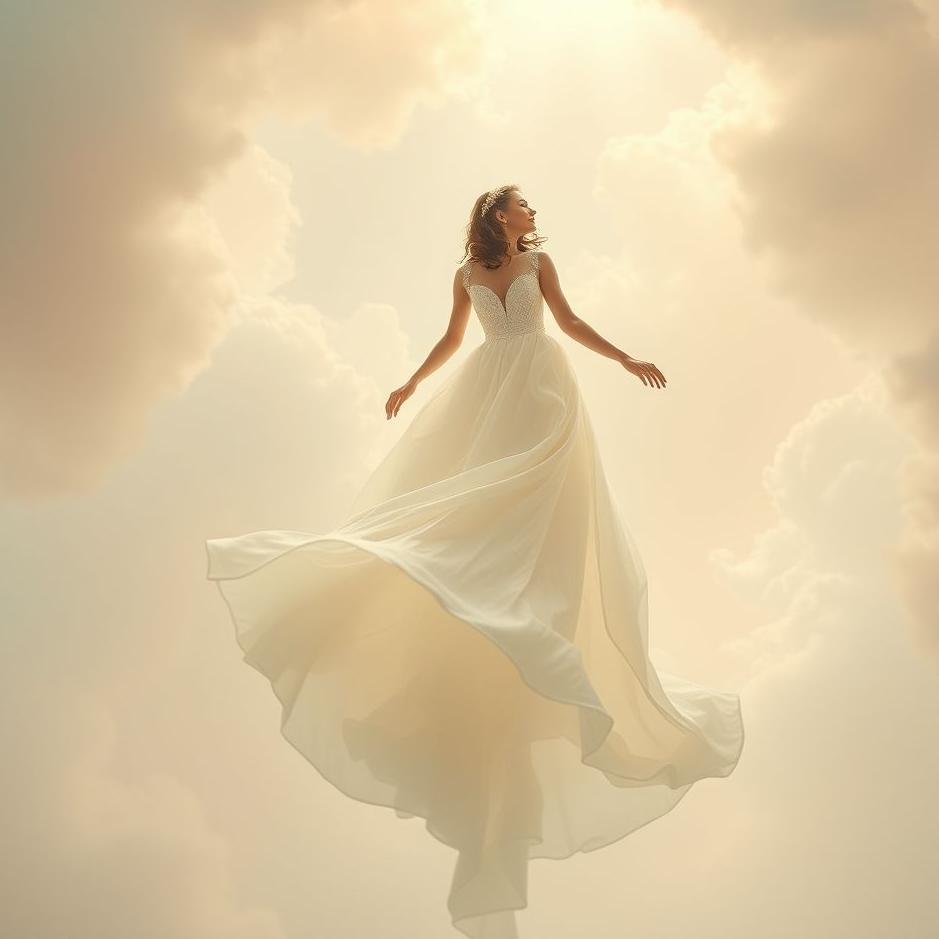 Dream : Falling in a wedding dress in a dream