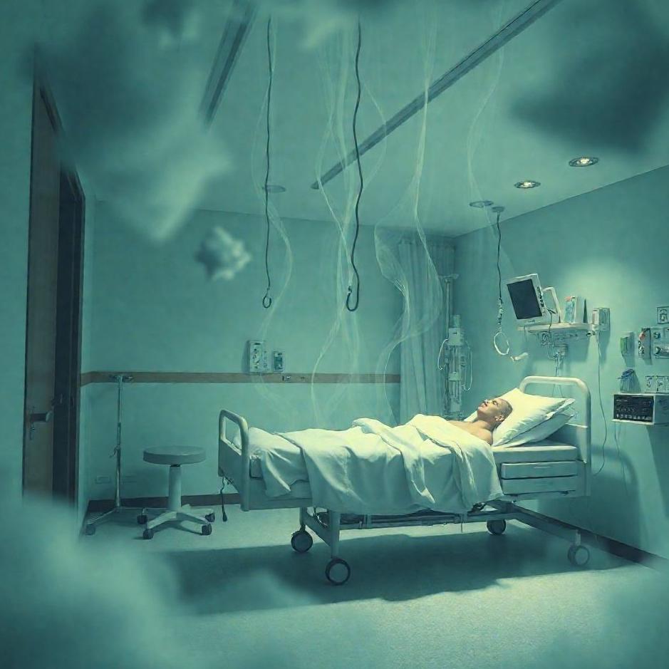 Dream : Falling in the hospital in a dream