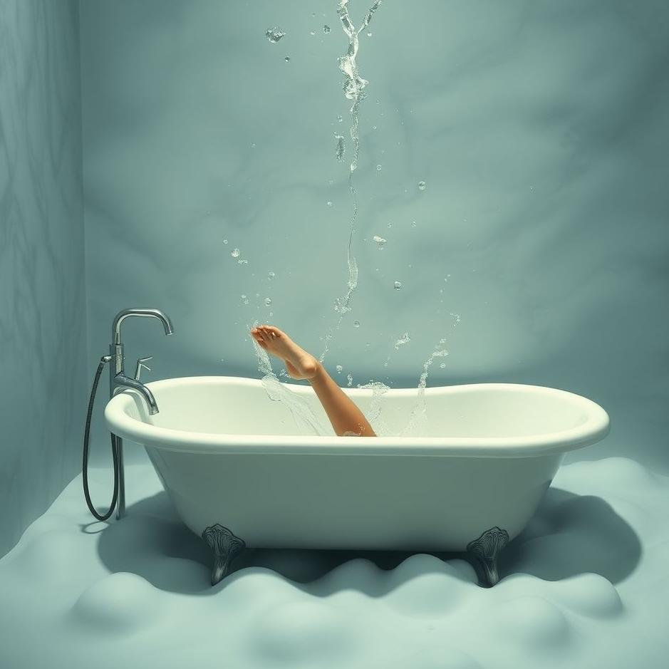Dream : Falling into a bathtub in a dream