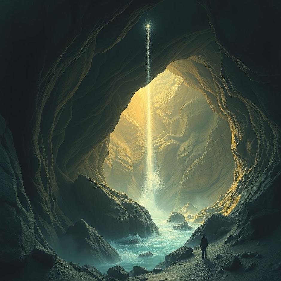 Dream : Falling into a cave in a dream