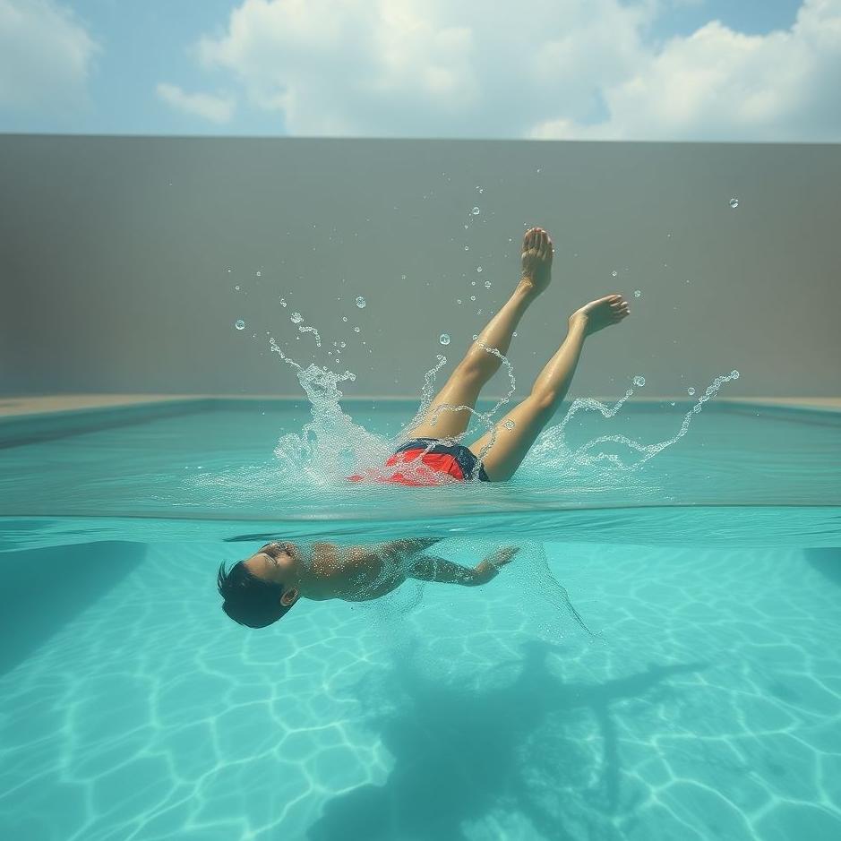 Dream : Falling into a dirty pool in a dream