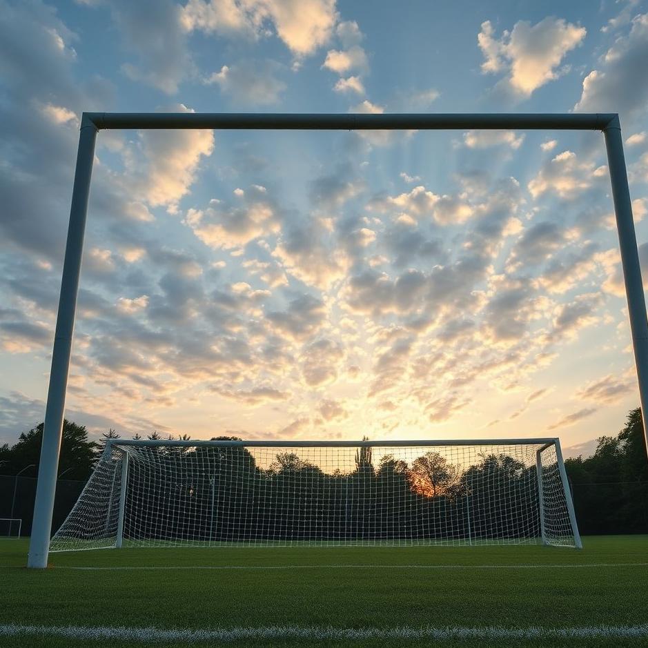 Dream : Falling into a goal in a dream