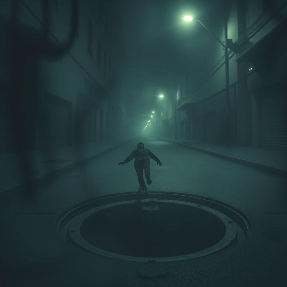 Dream : Falling into a manhole in a dream