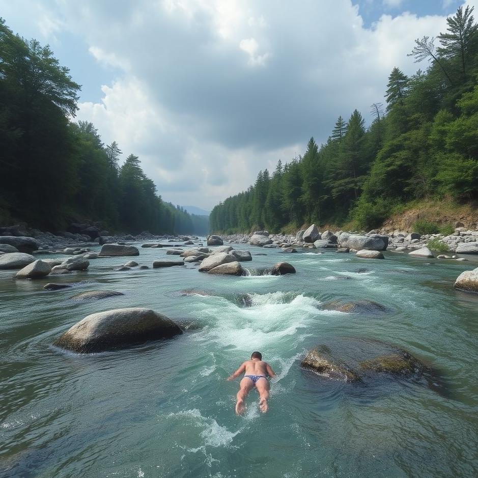 Dream : Falling into a river in a dream