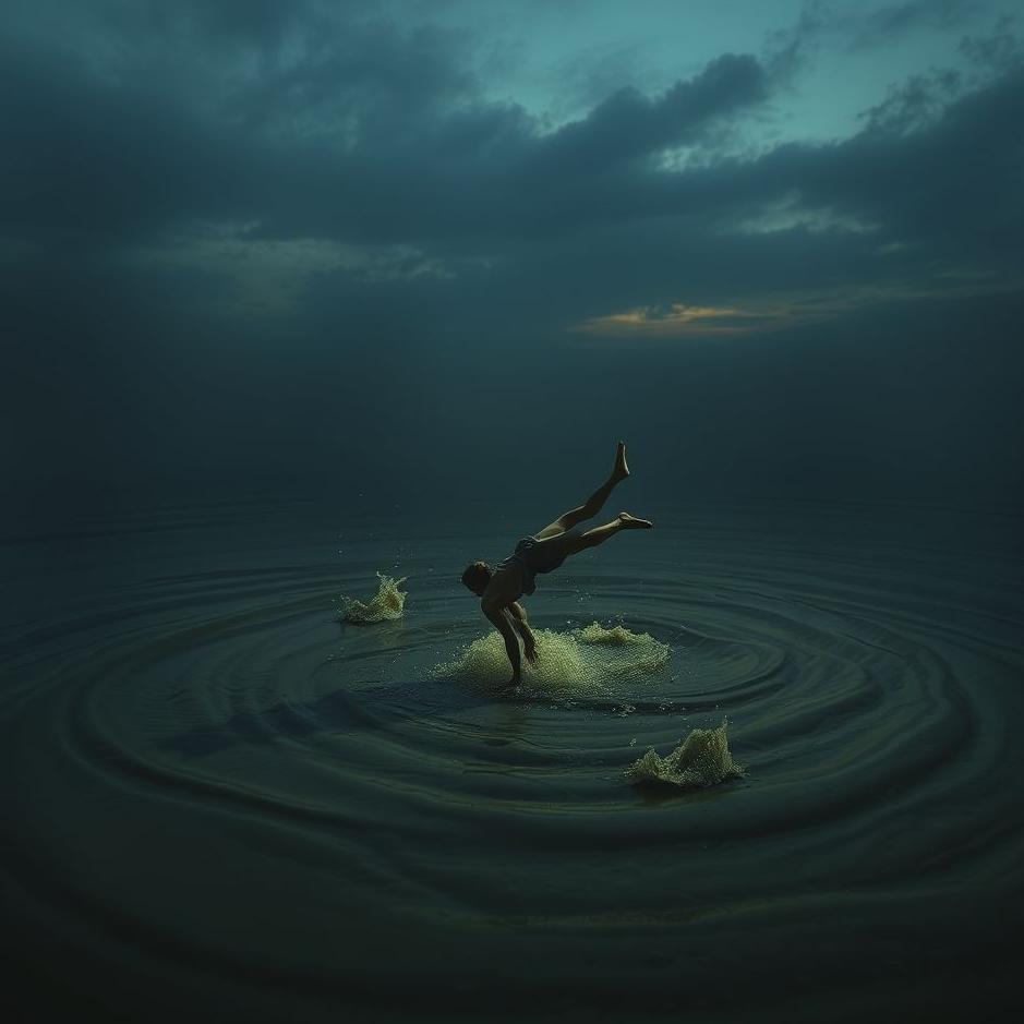 Dream : Falling into sewage water in a dream