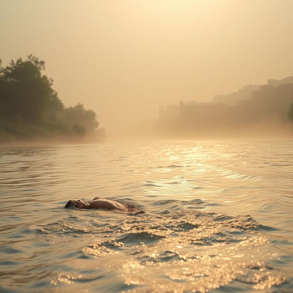 Dream : Falling into the Euphrates River in a dream