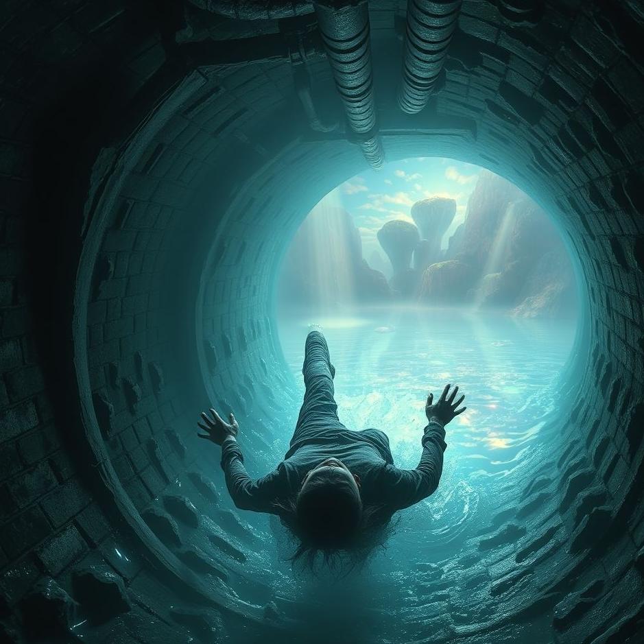 Dream : Falling into the sewer and coming out in a dream
