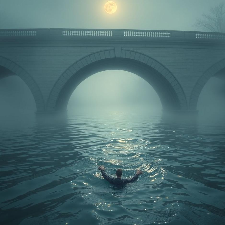 Dream Dictionary : Falling into the water while crossing a bridge in a dream
