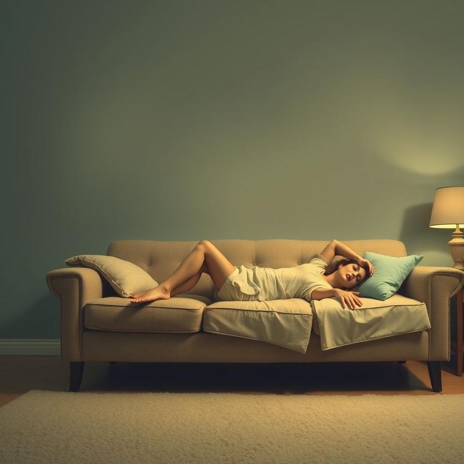 Dream : Falling off the couch in a dream