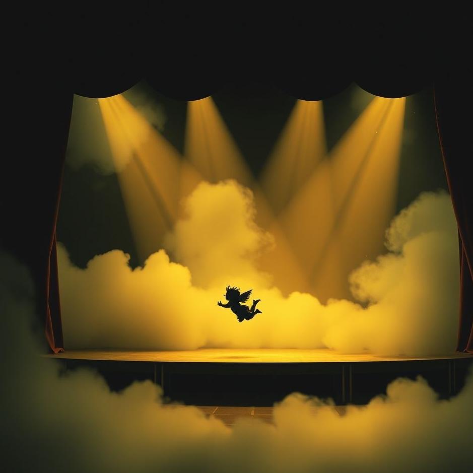 Dream : Falling off the stage in a dream