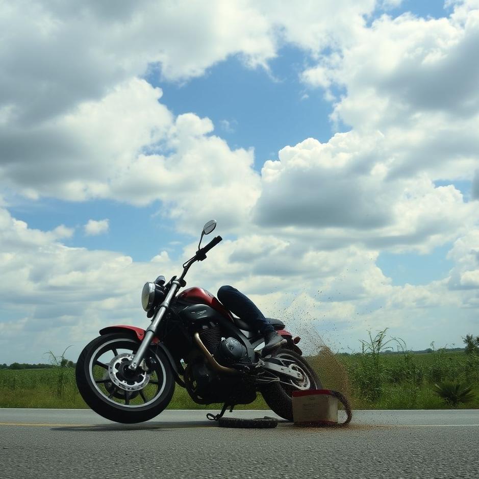 Dream : Falling on a motorcycle in a dream