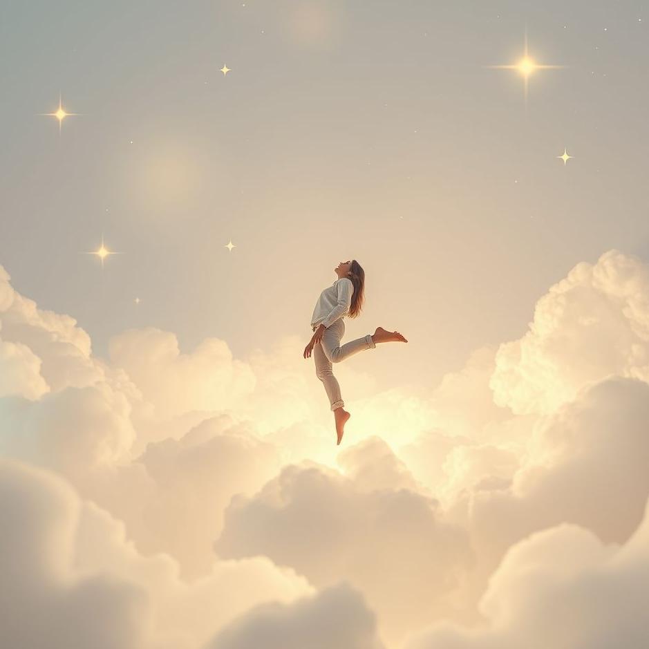 Dream : Falling on one's two feet in a dream