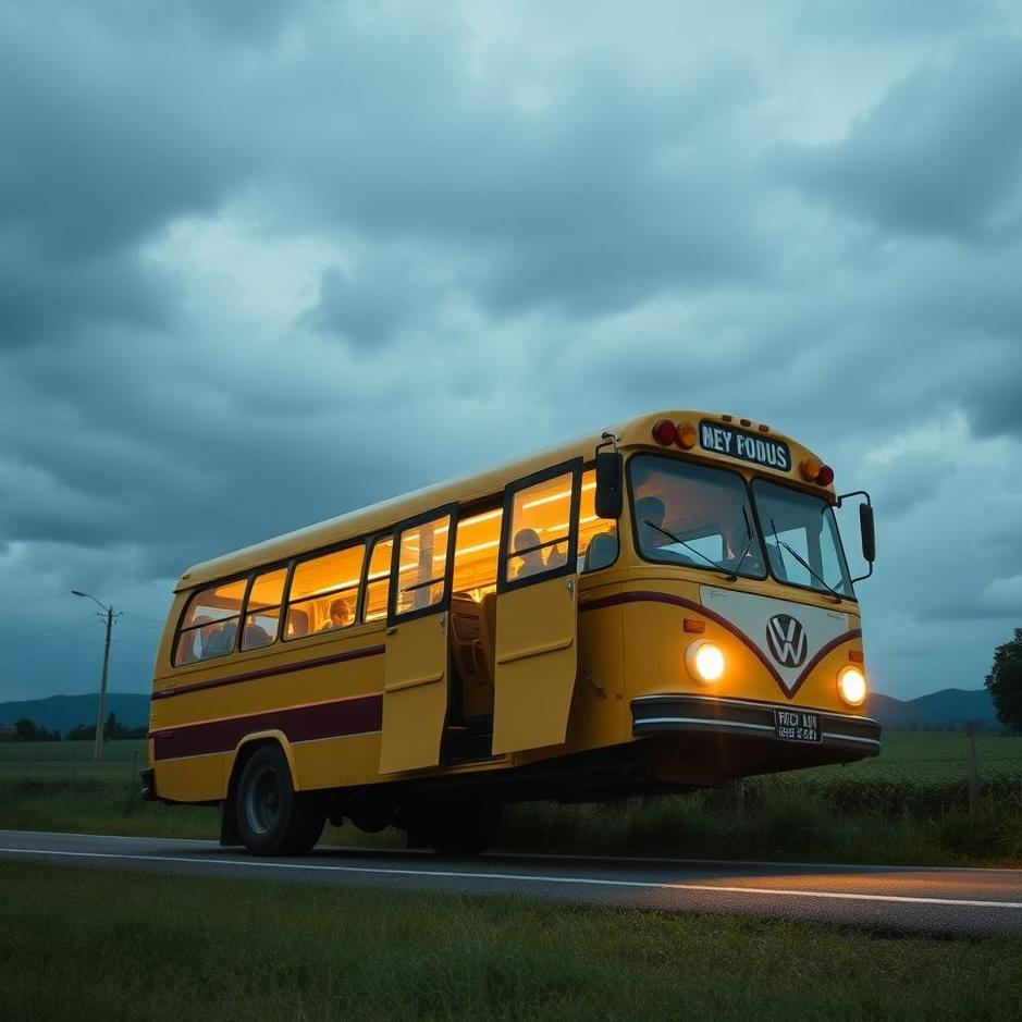 Dream : Falling out of a minibus in a dream