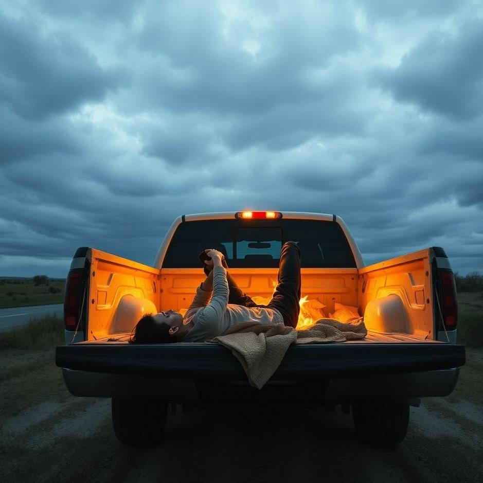 Dream : Falling out of a truck bed in a dream