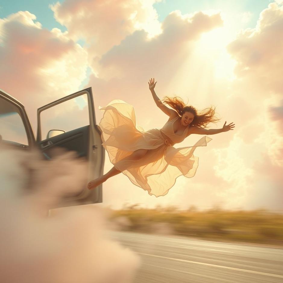 Dream : Falling out of the car in the dream