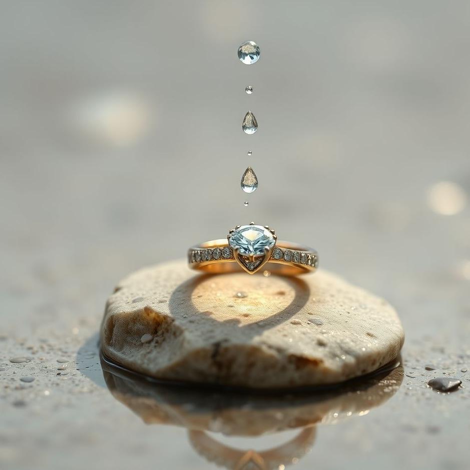 Dream : Falling wedding ring stone in the dream