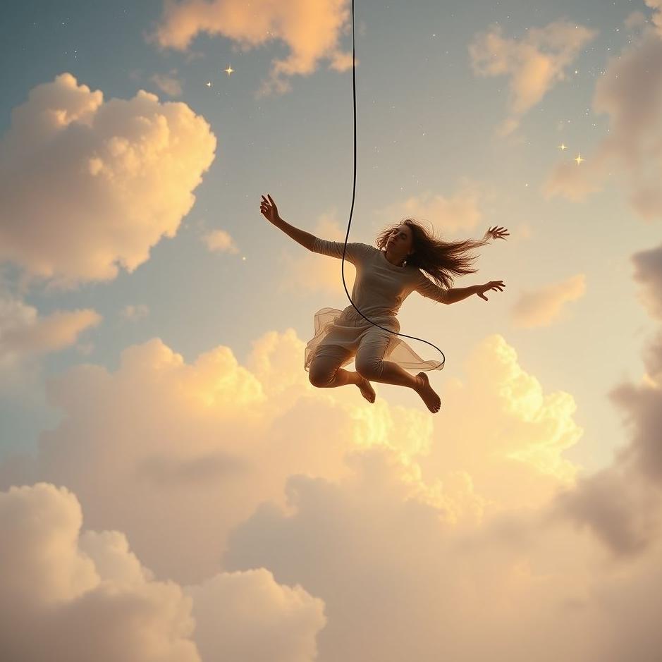 Dream : Falling while jumping rope in a dream