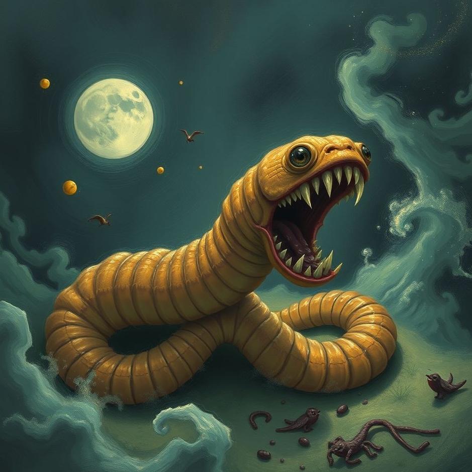 Dream : Fear of worms in a dream