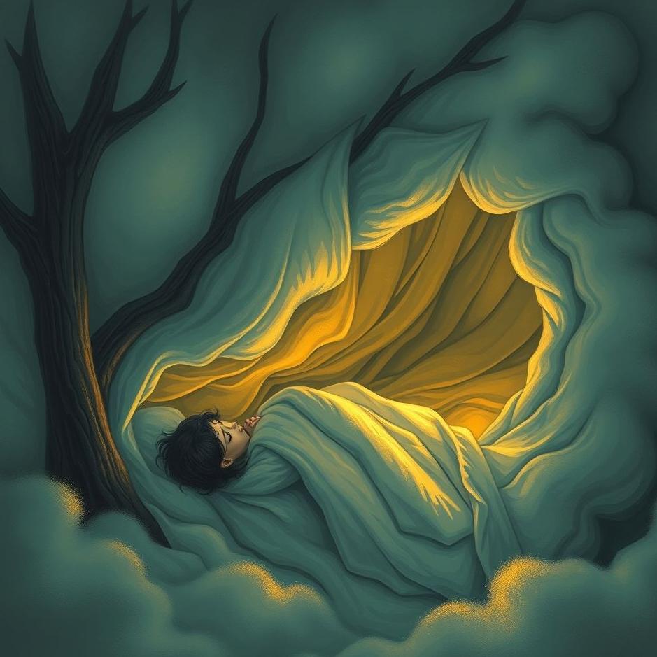 Dream : Fearing and hiding in a dream