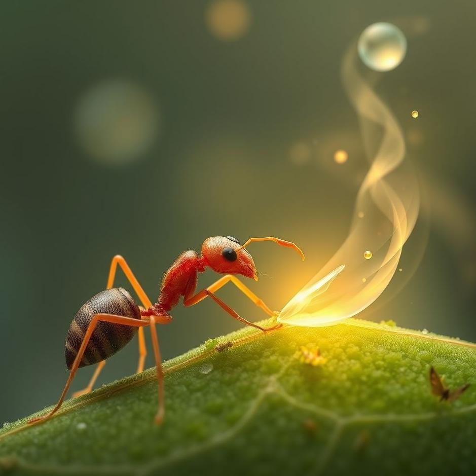Dream : Feeding an ant in a dream