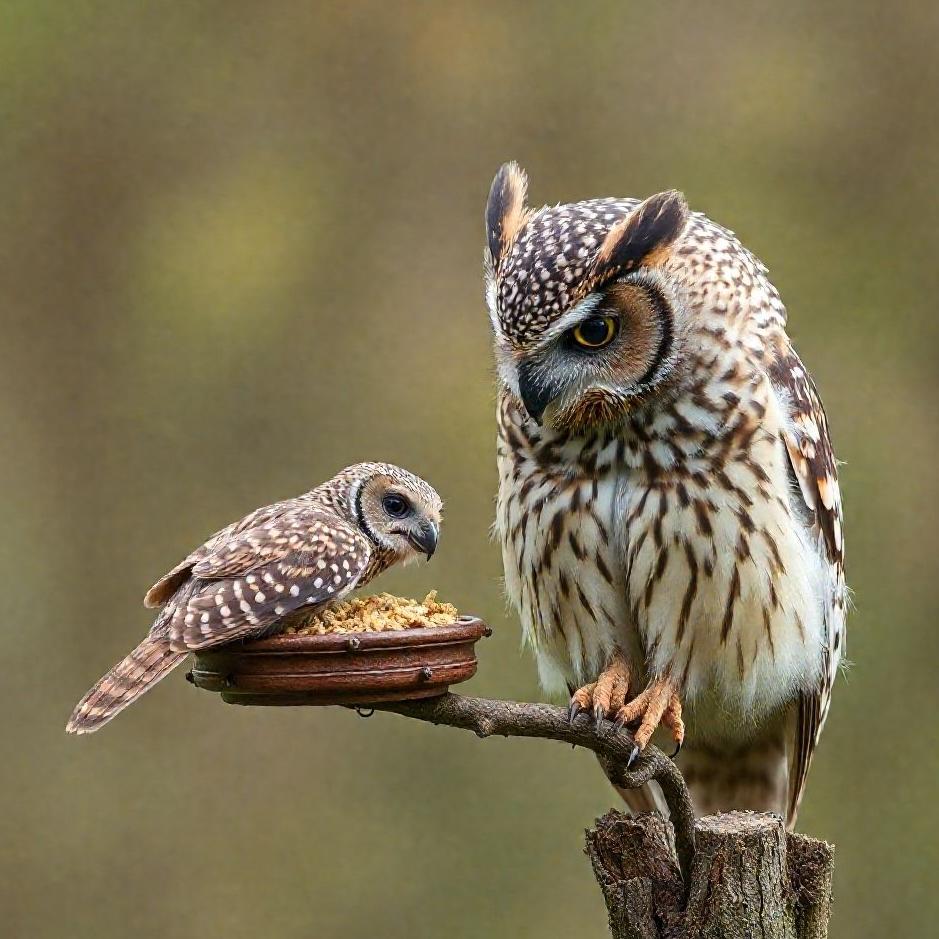 Dream : Feeding an Owl