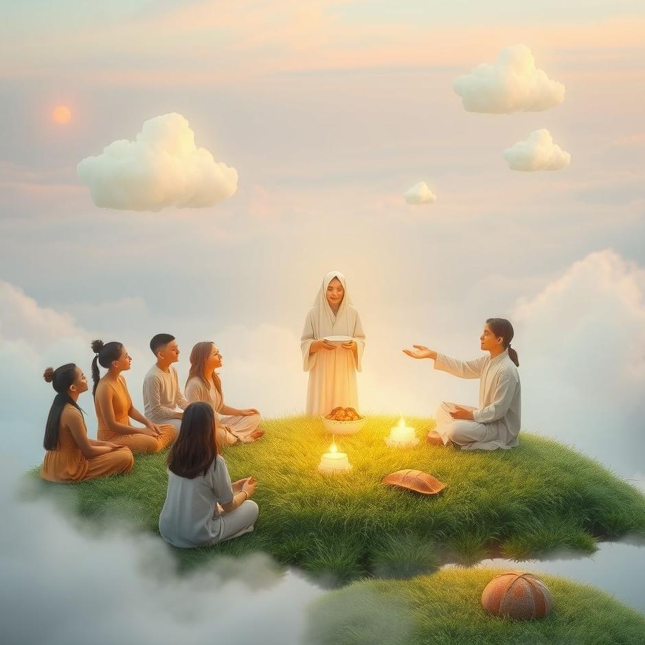 Dream : Feeding people in a dream