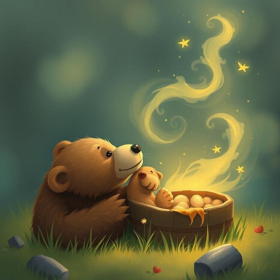 Dream : Feeding the bear puppy in the dream