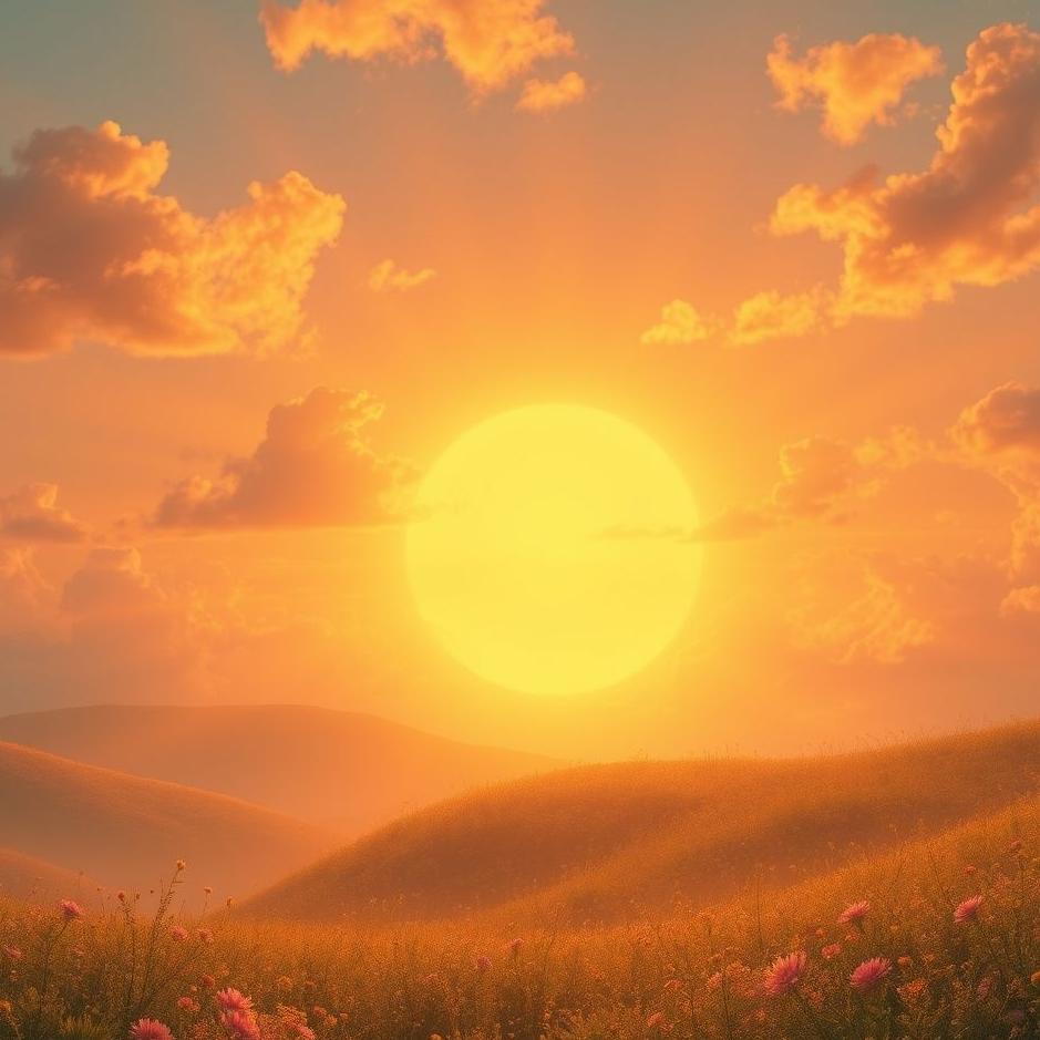 Dream : Feeling that the sun is hearing in a dream