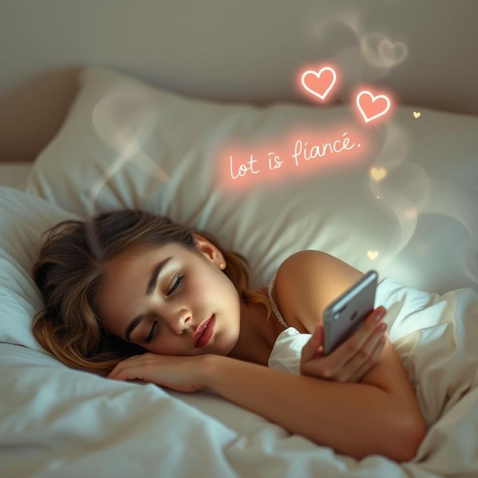 Dream : Fiancé texting in a dream