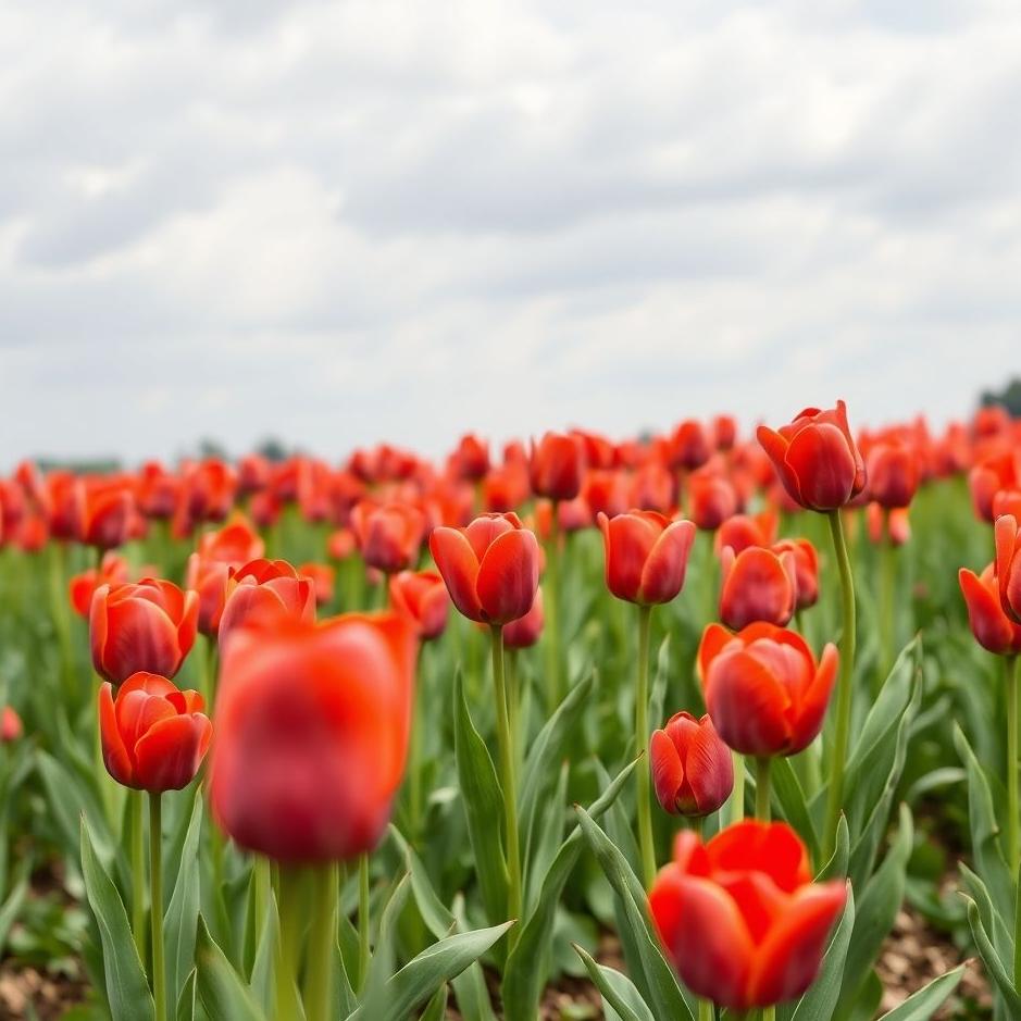 Dream Dictionary : Field of red tulips in a dream