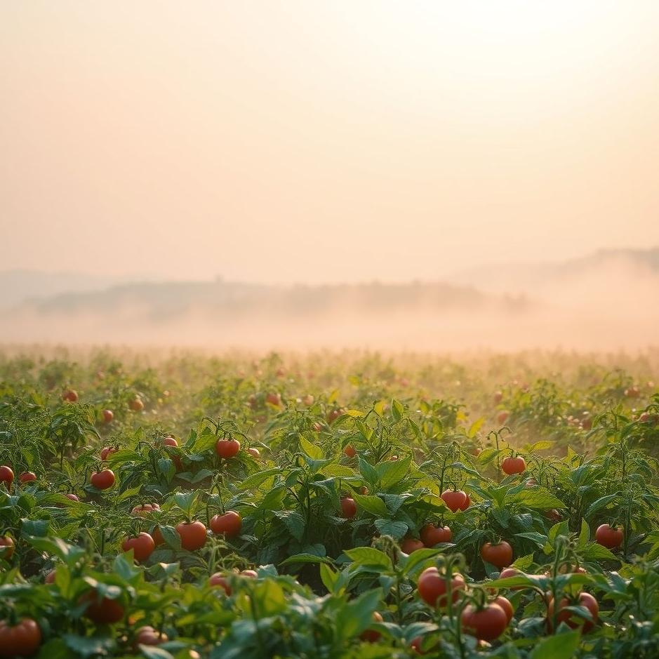 Dream : Field planted with vegetables in a dream