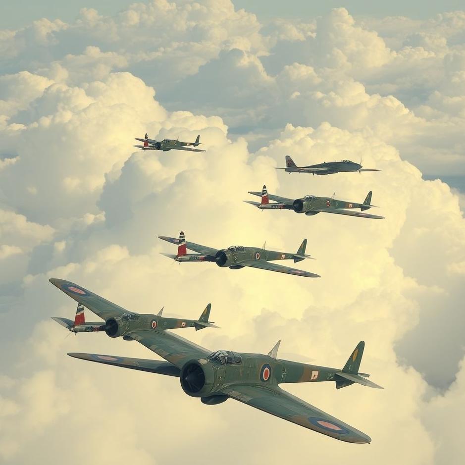 Dream : Fighter planes in a dream