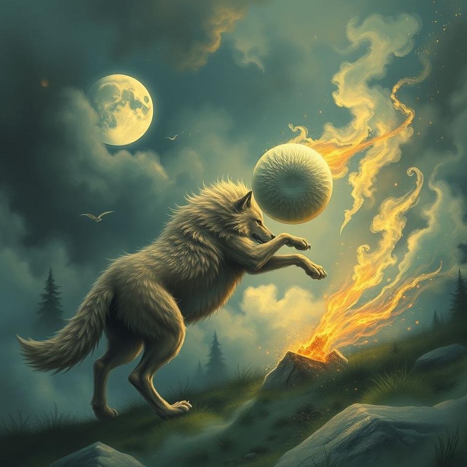 Dream : Fighting a wolf in a dream