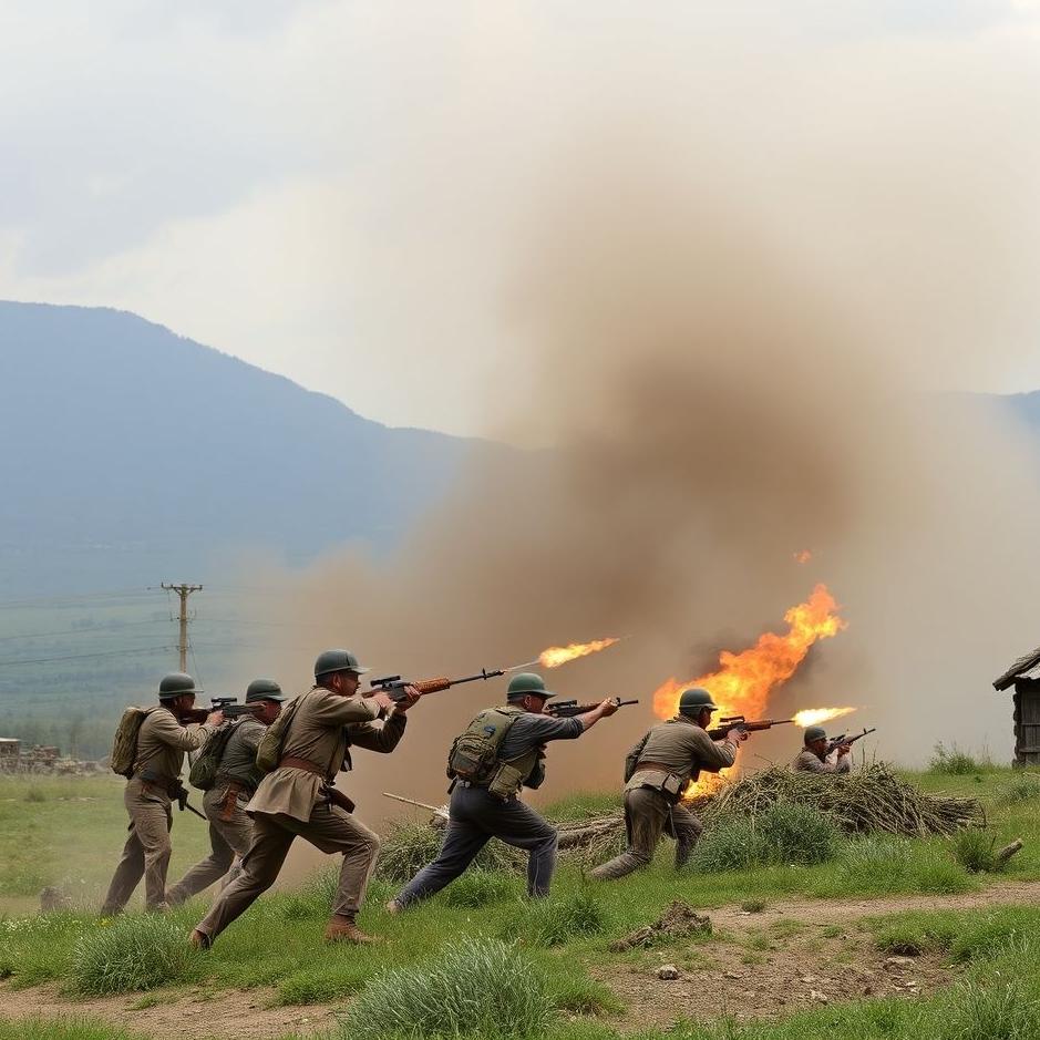 Dream : Fighting in another country 