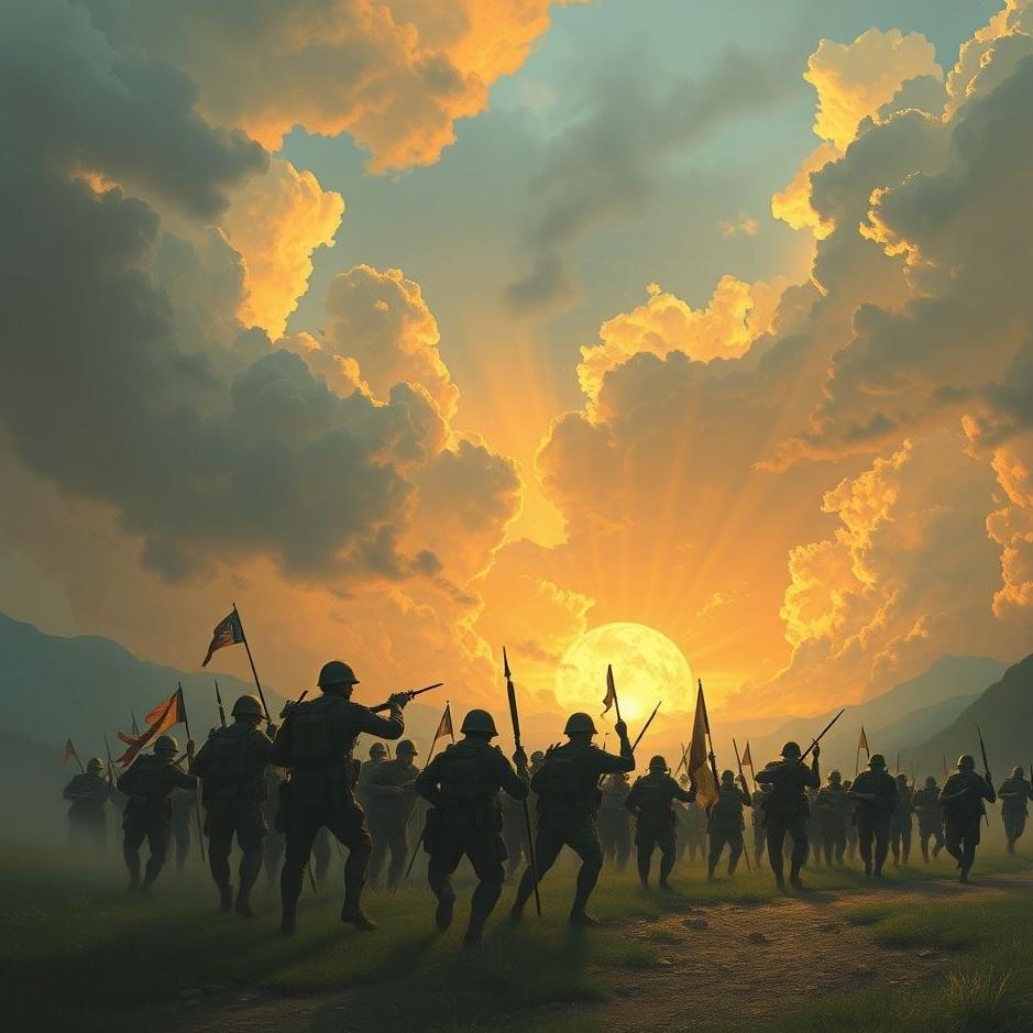 Dream : Fighting in the army in a dream