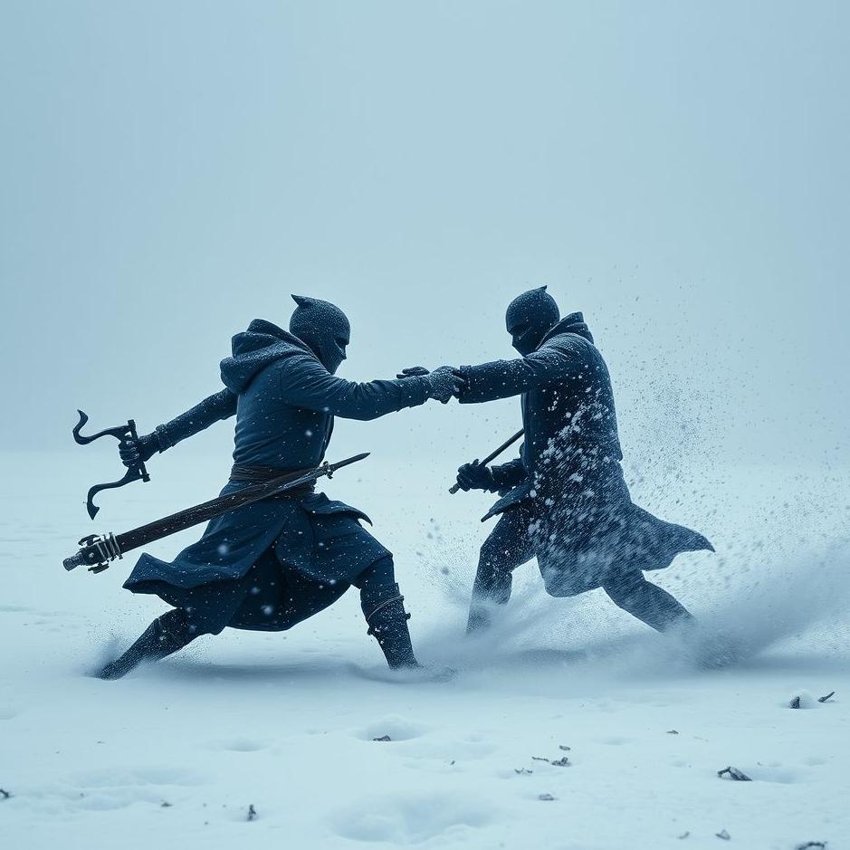 Dream : Fighting in the snow in a dream