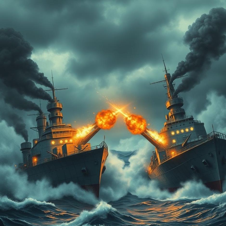 Dream : Fighting ships in a dream