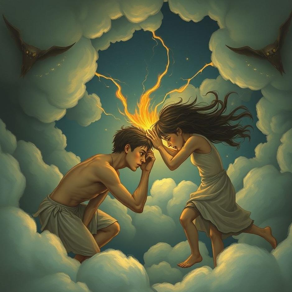 Dream : Fighting with one's head in a dream