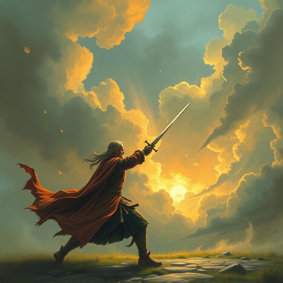 Dream : Fighting with swords in a dream